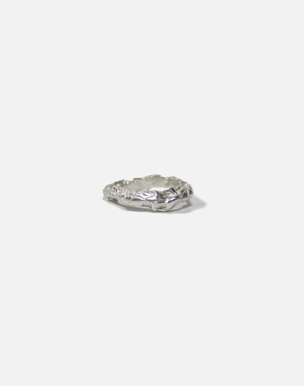 Distortion Ring Silver