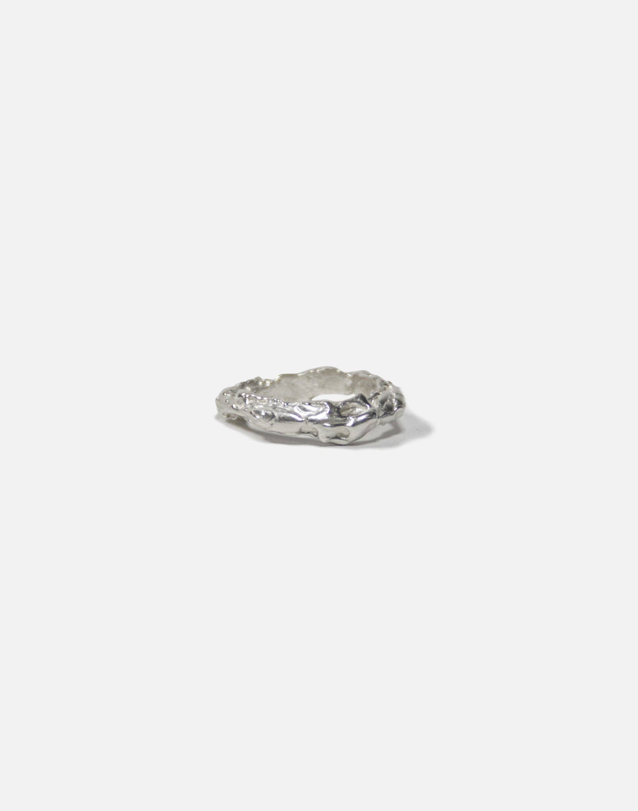 Distortion Ring Silver