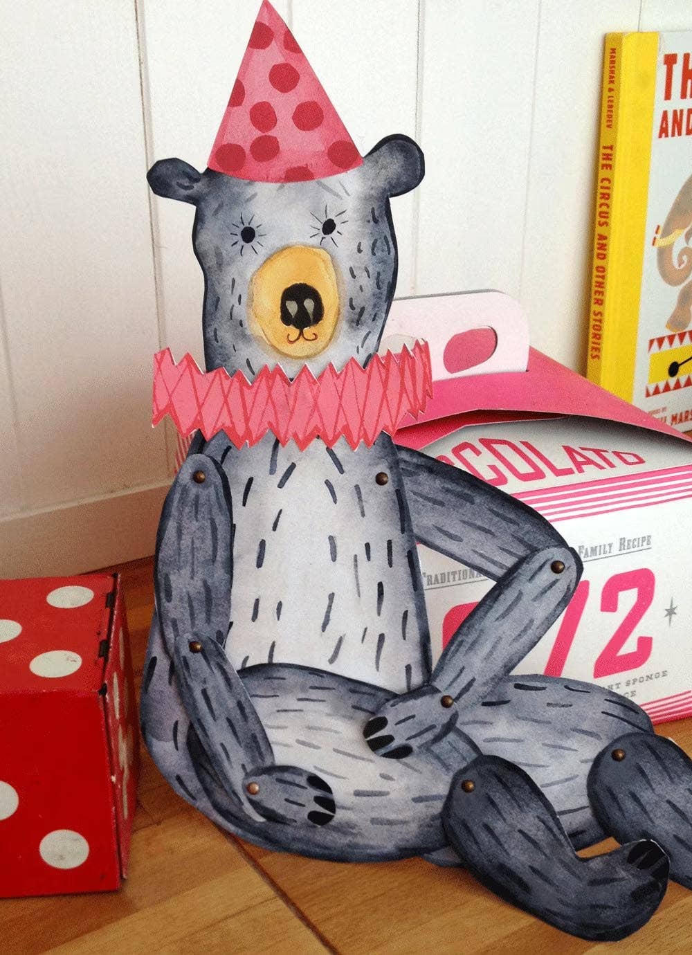 Cut and Make Circus Bear Puppet