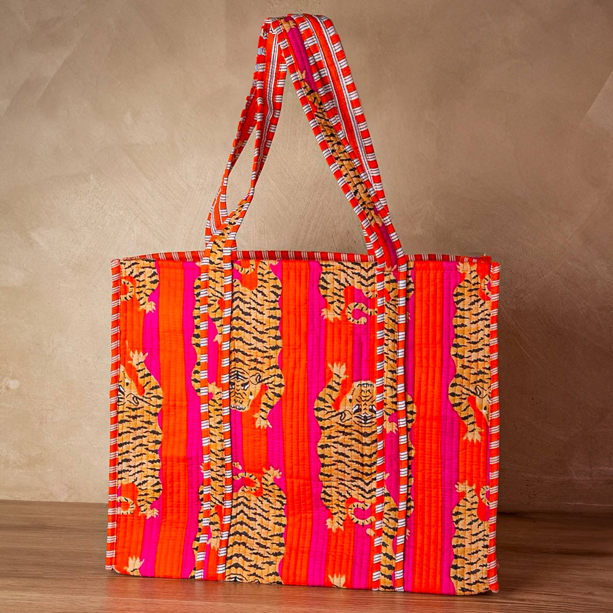 Quilted Feline Tote