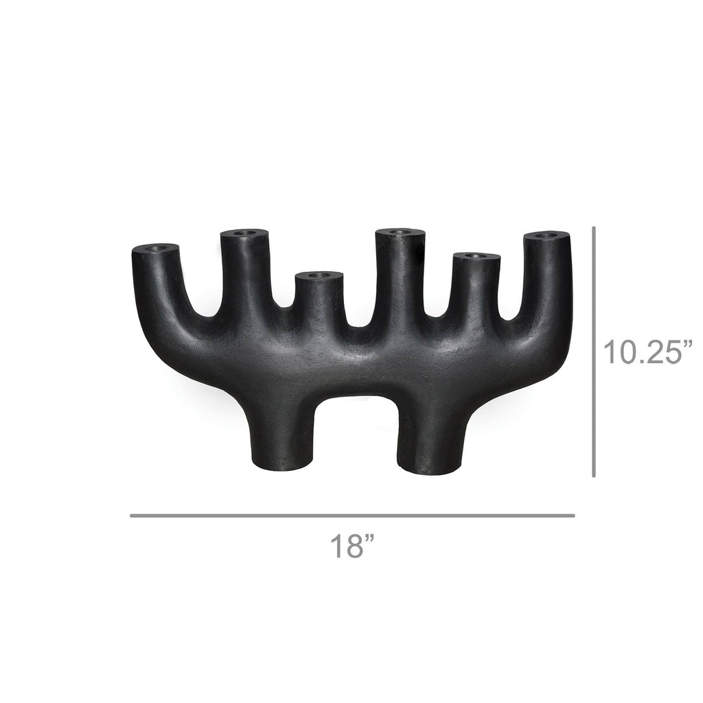 Phillips Taper Holder, Aluminum, Matte Black