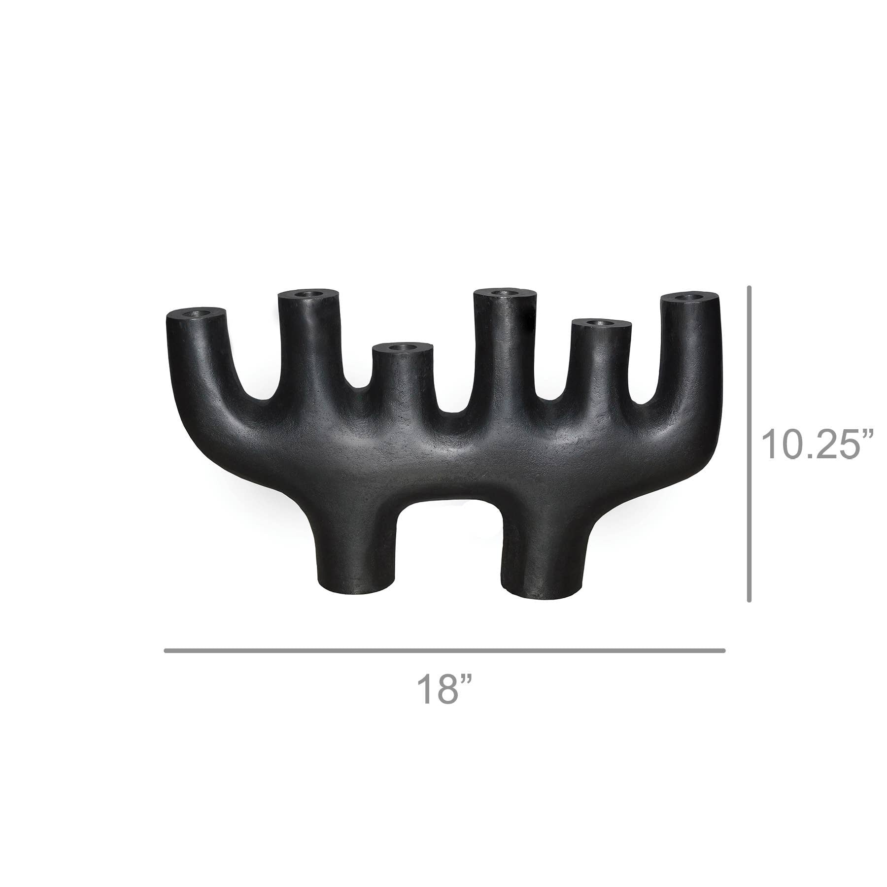 Phillips Taper Holder, Aluminum, Matte Black