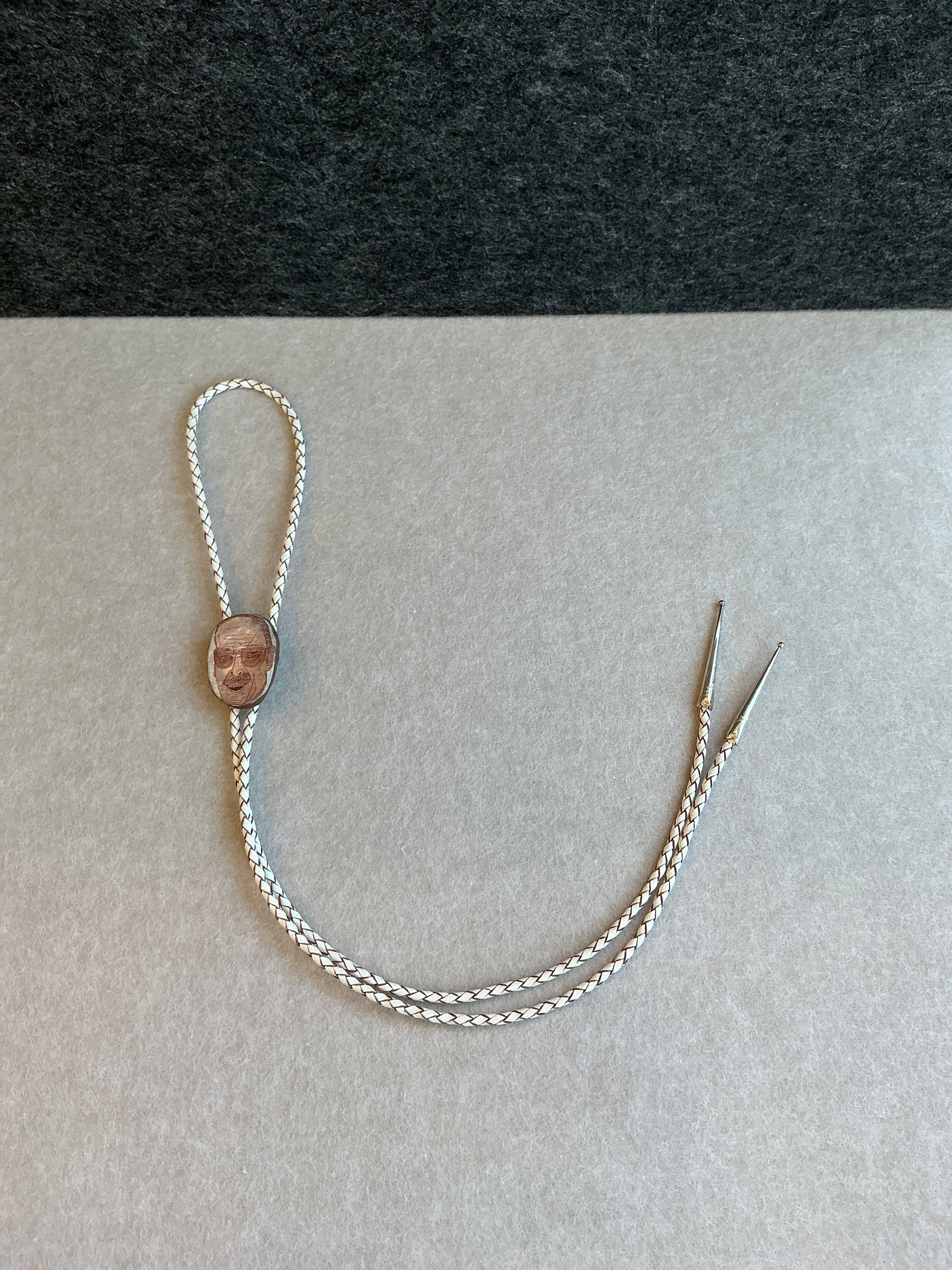 Katie Lebel Bolo White With Sterling Silver Tips