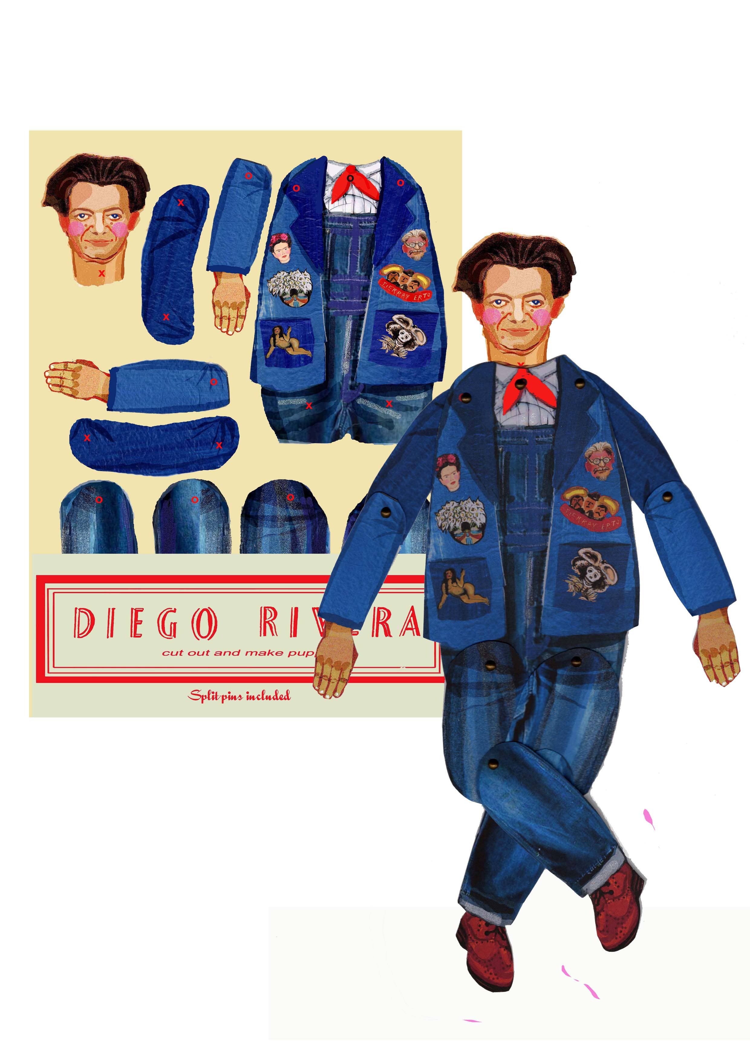 Diego Rivera Puppet