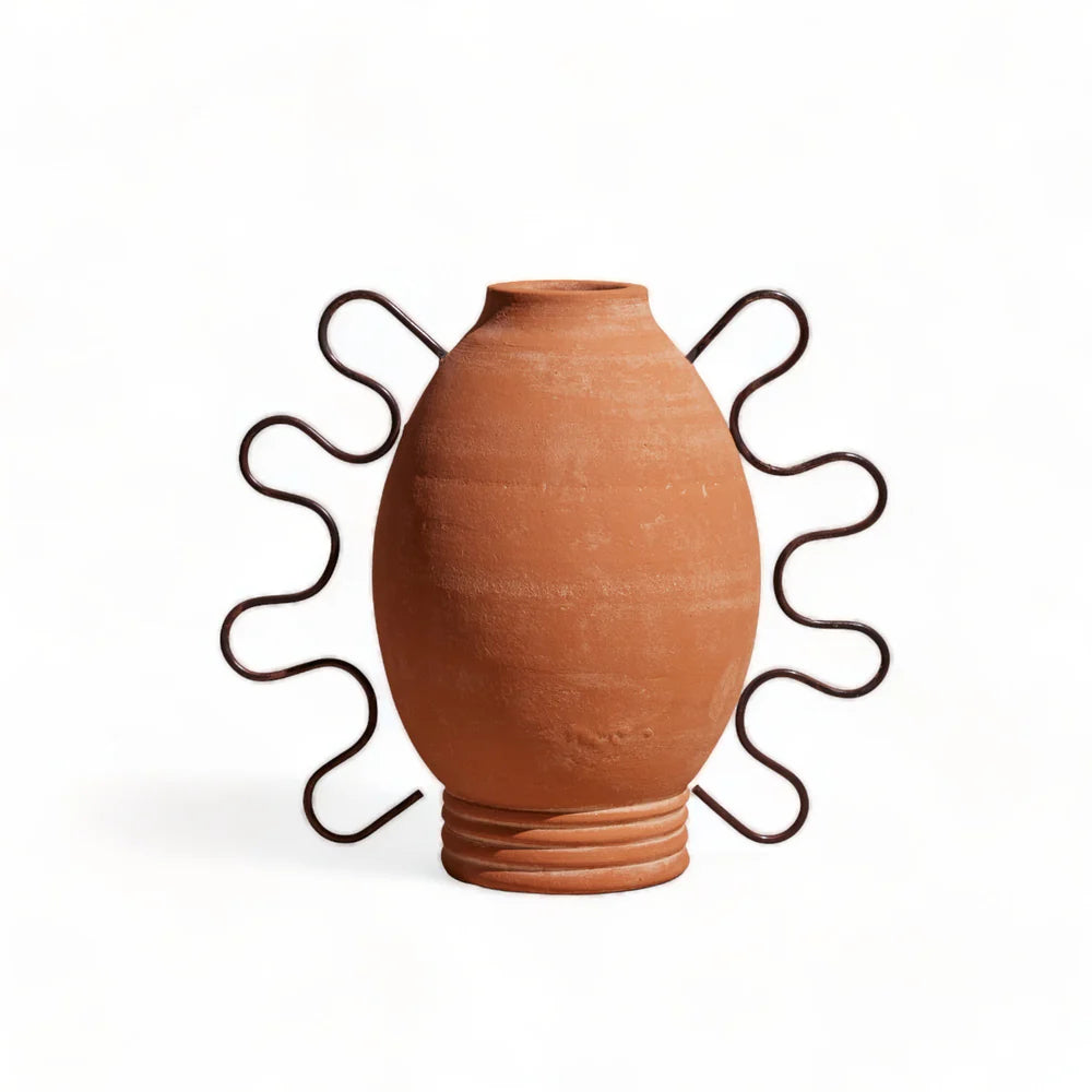 Aman Terracotta Vessel by Diego Olivero Studio