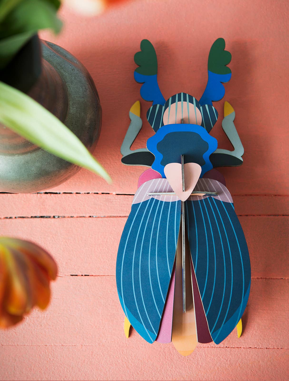 Papercraft Japanese Beetle