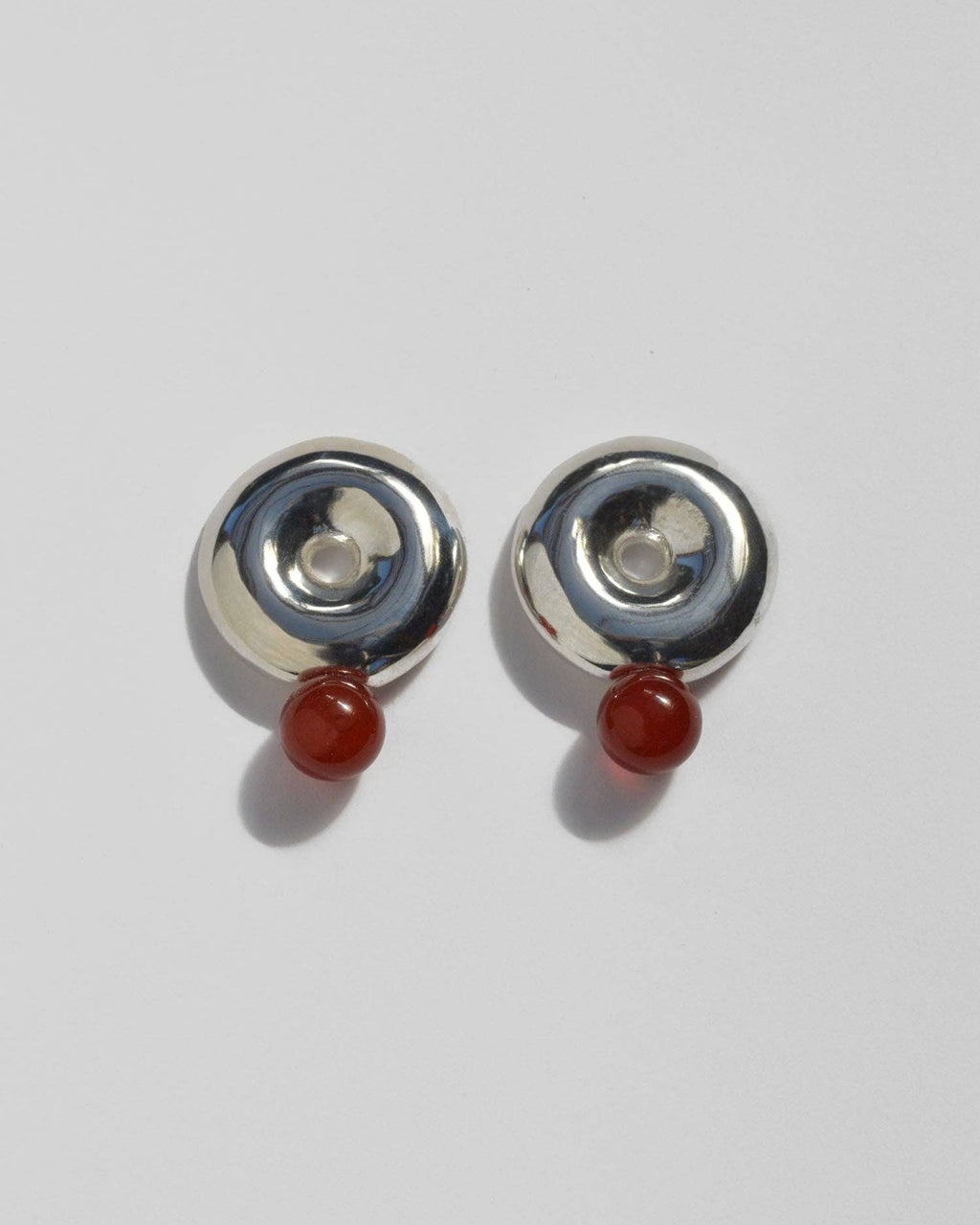 Albers Earrings in Carnelian