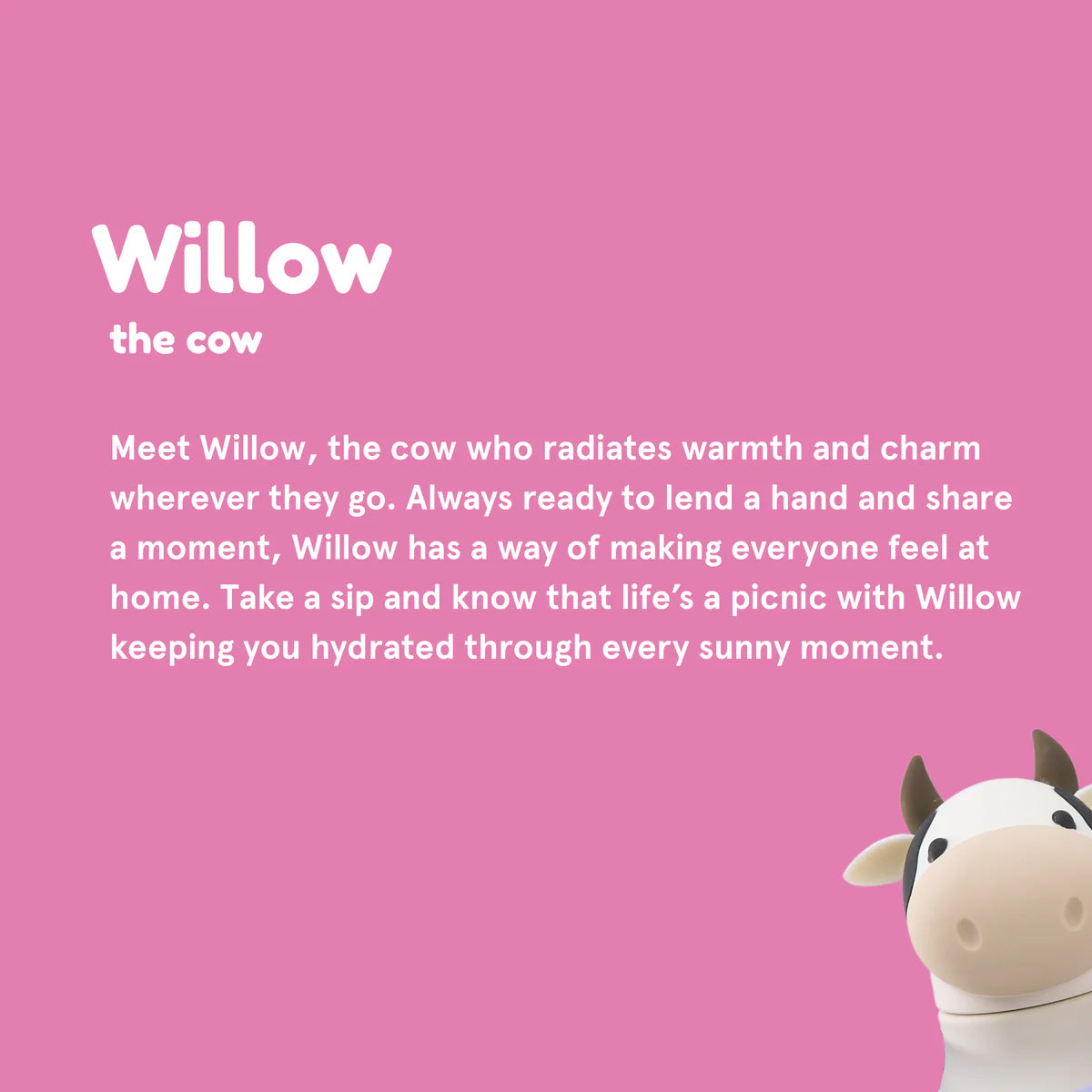 Cow Bestie Water Bottle