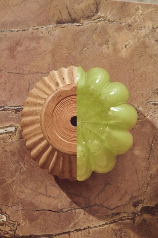 Green Melon Vase