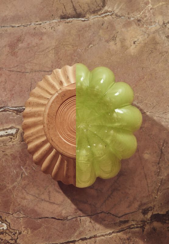 Green Melon Vase