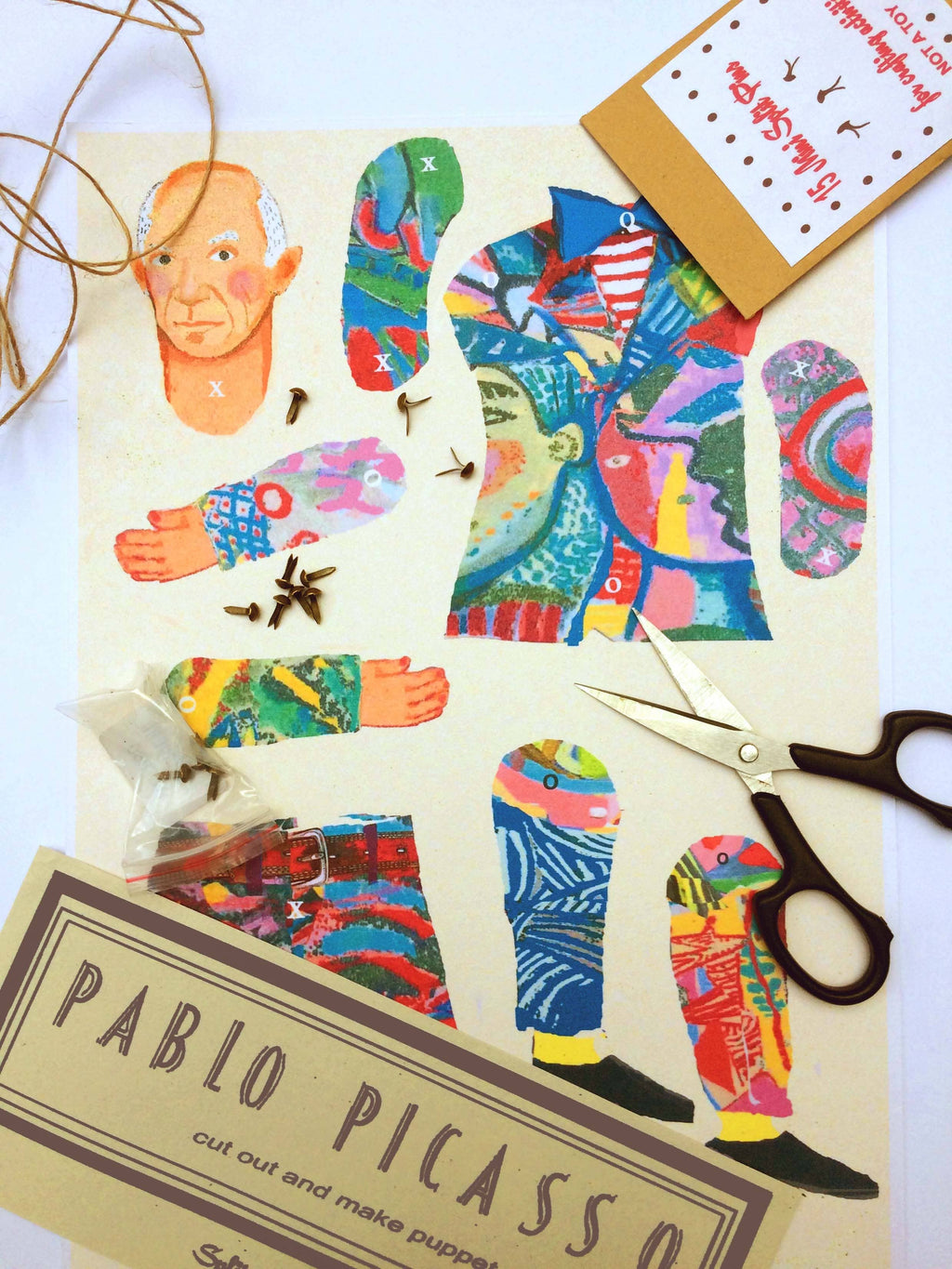 Picasso Cut and Make Paper Puppet