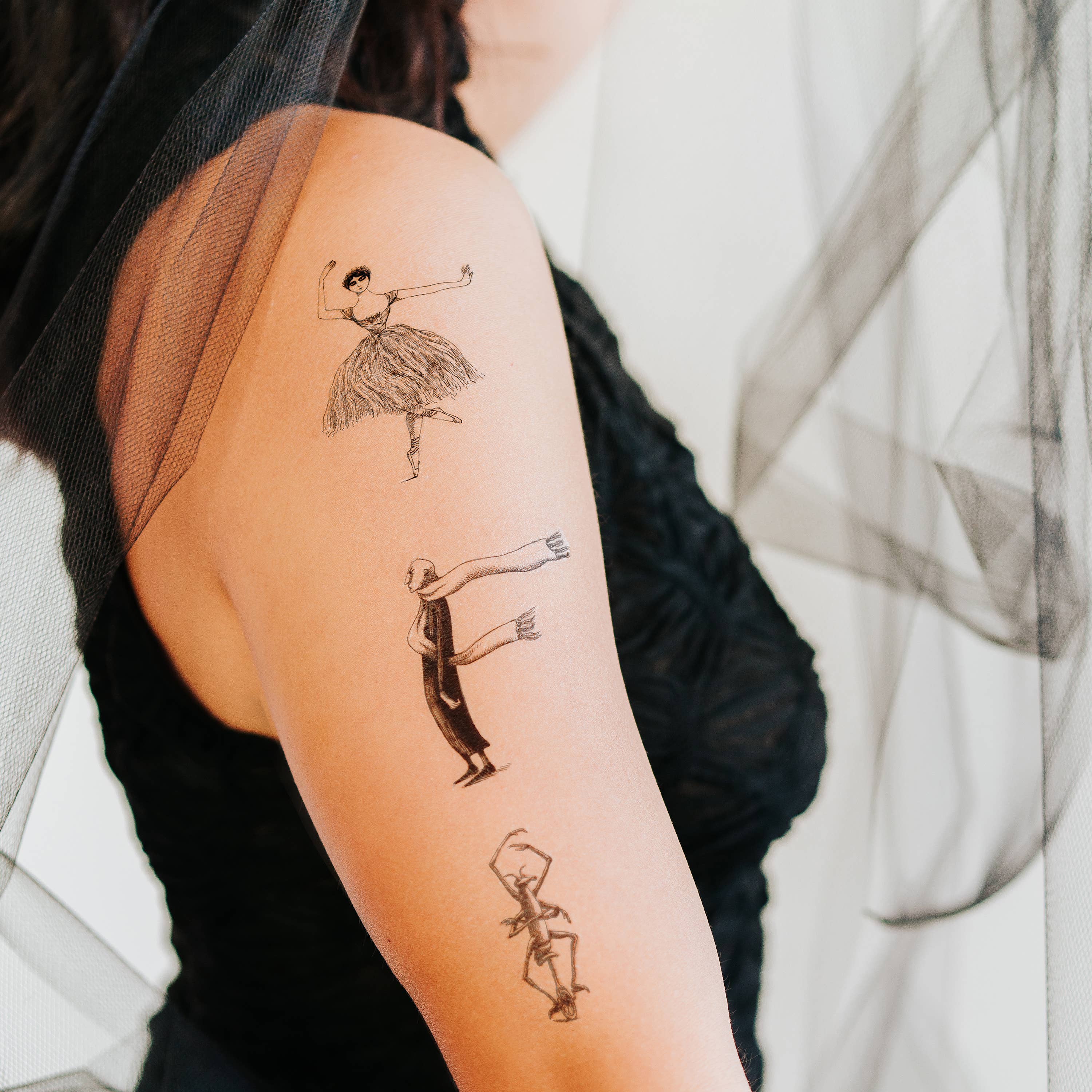 Gorey's Creatures & Figures Tatt. Sheet