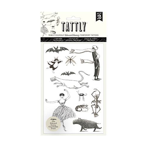 Gorey's Creatures & Figures Tatt. Sheet