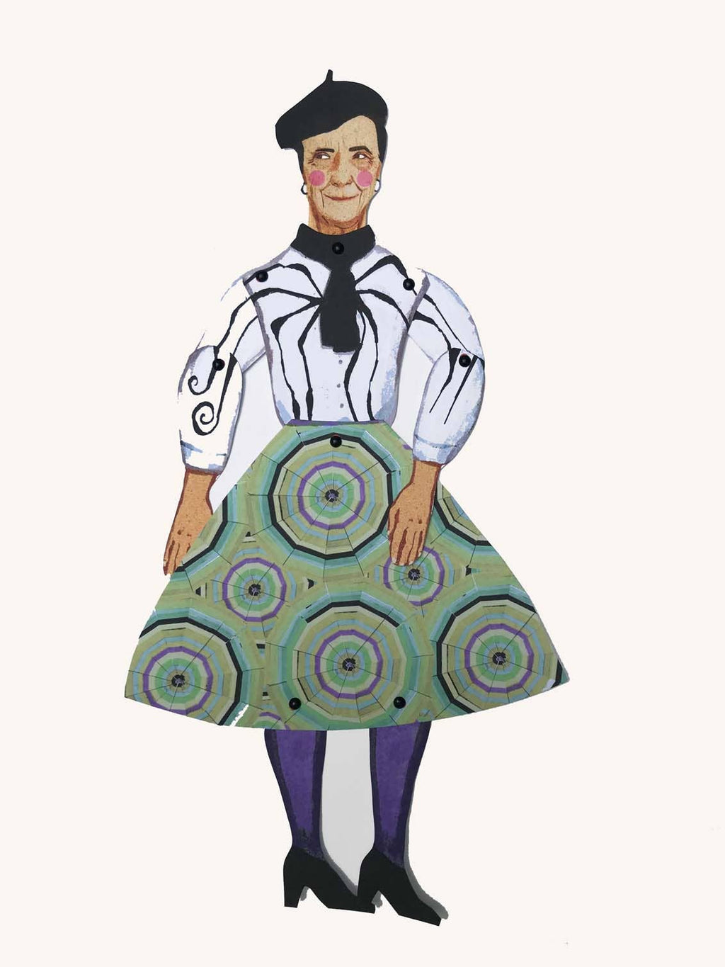 Louise Bourgeois Cut out Make Puppet