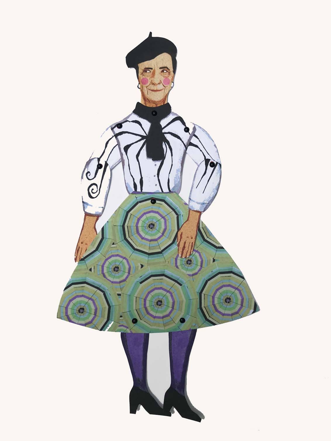 Louise Bourgeois Cut out Make Puppet