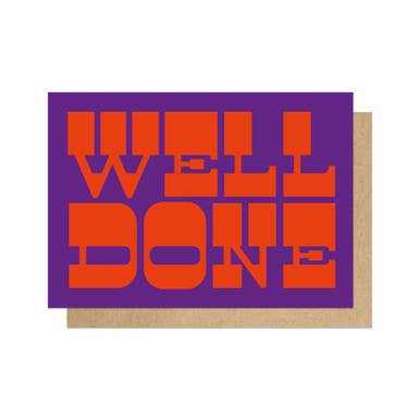 Well Done Greeting Card