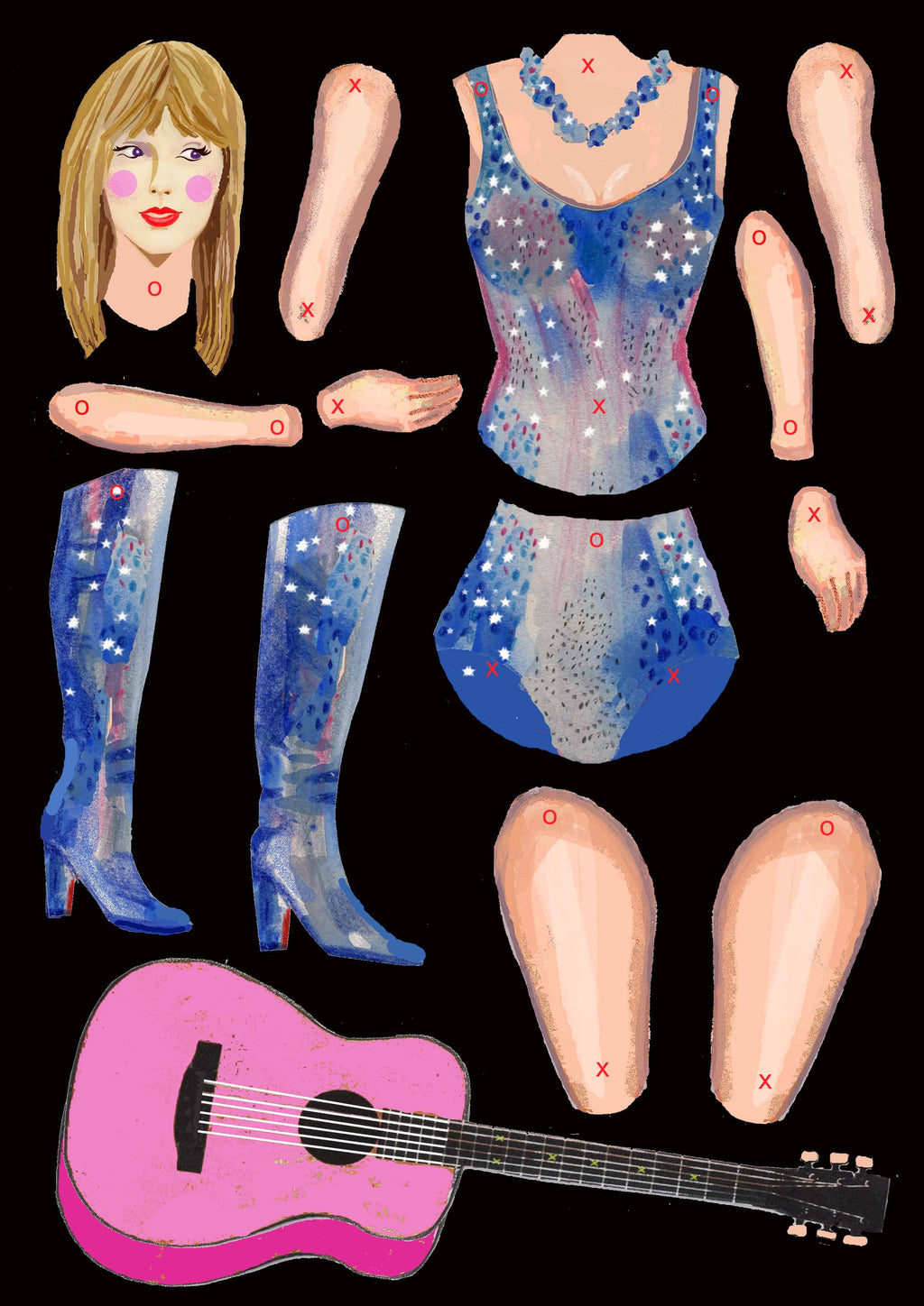 Cut and make POP IDOL Taylor Swift