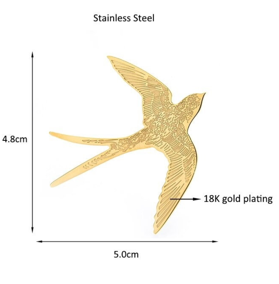 Swallow Bird Pin - Broach