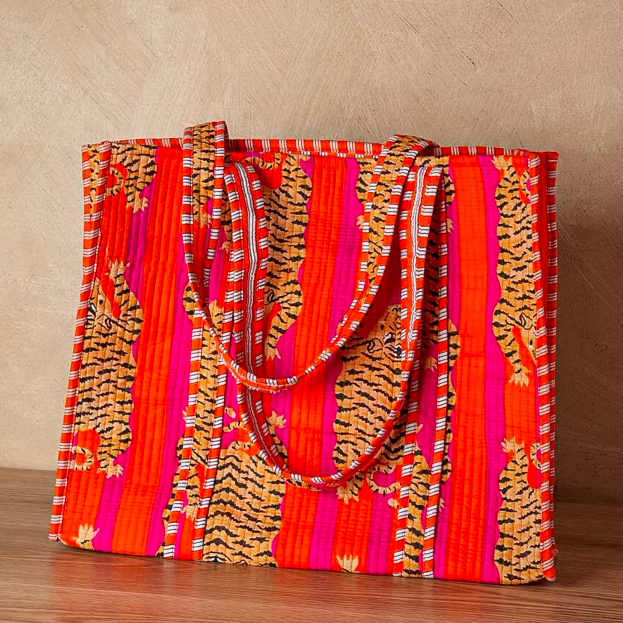 Quilted Feline Tote