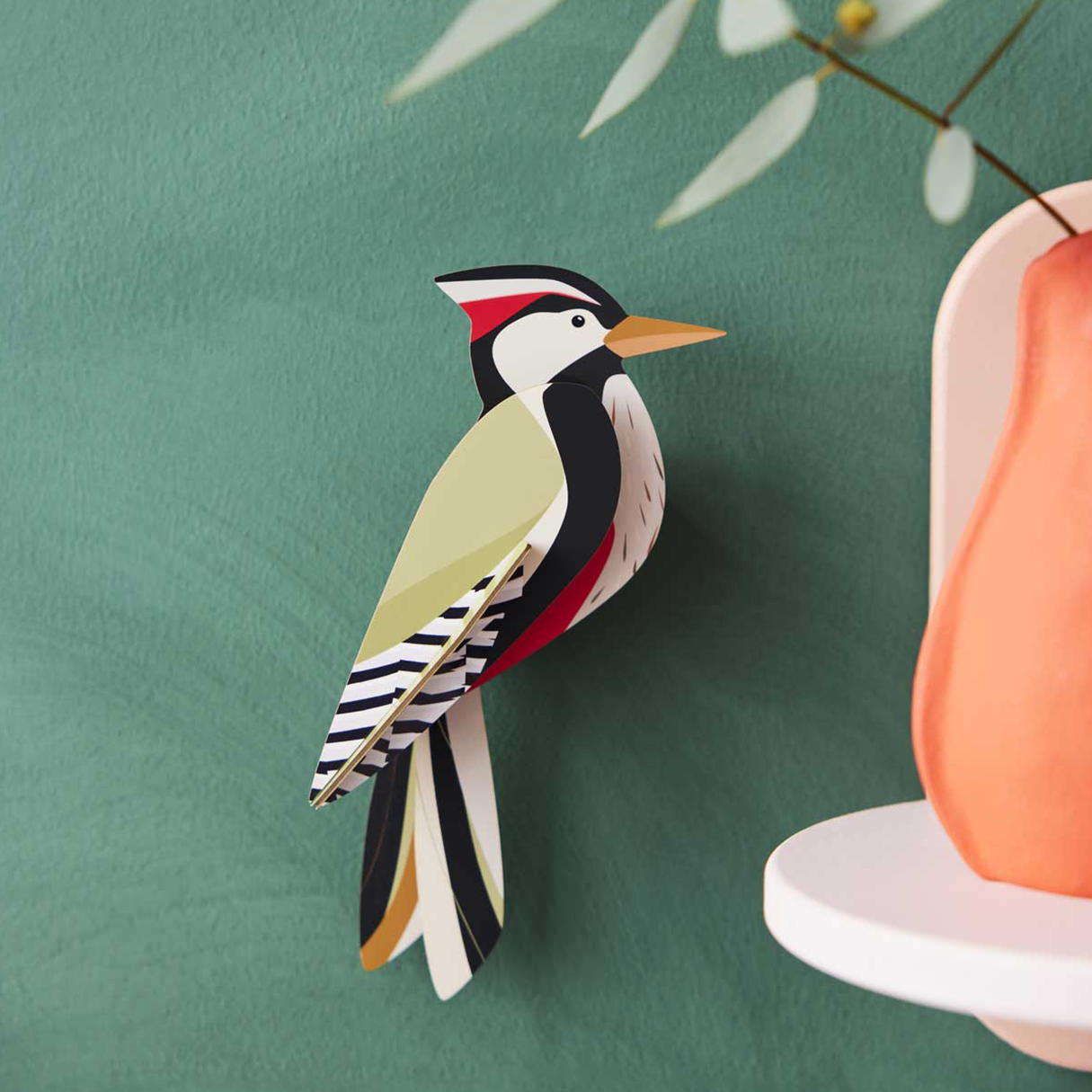Papercraft Woodpecker