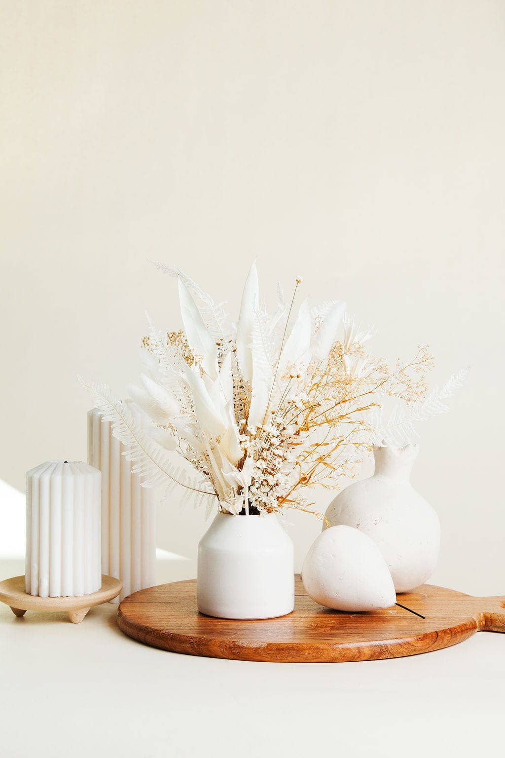 Snow Dried Flower Mini Bouquet