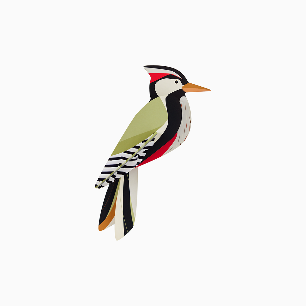 Papercraft Woodpecker