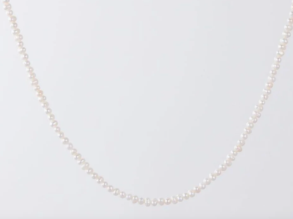 Luna Dainty Petite Fresh Water Rice Pearl Necklace