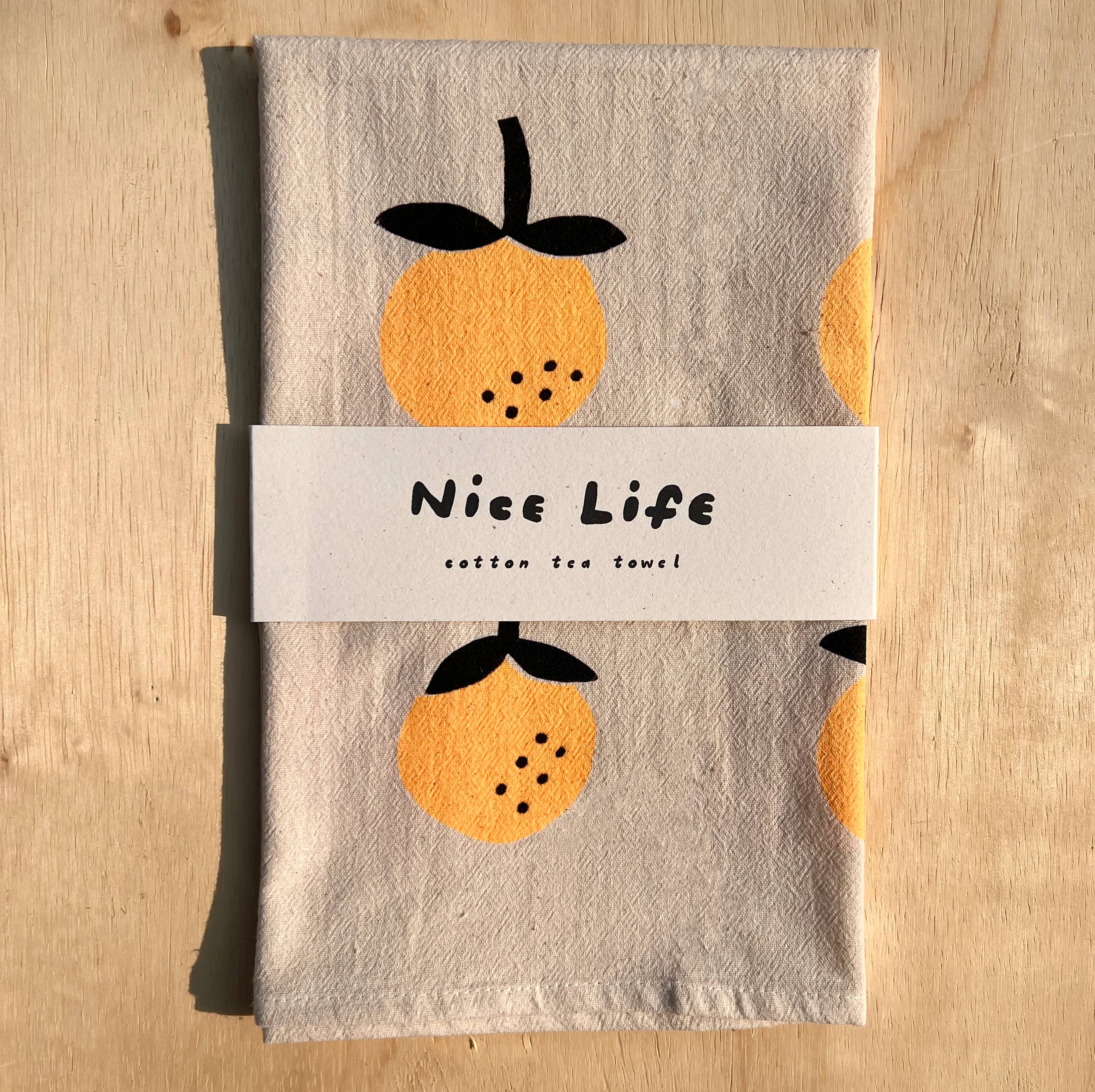 Oranges Tea Towel