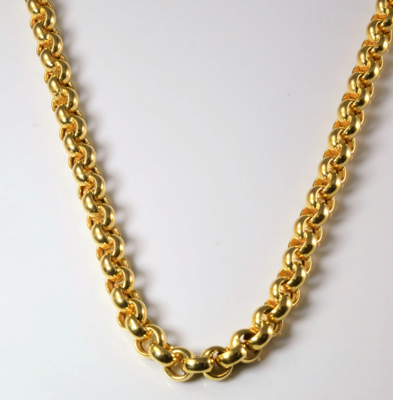 Jana - Rolo Chain Necklace Waterproof 18K Gold PVD