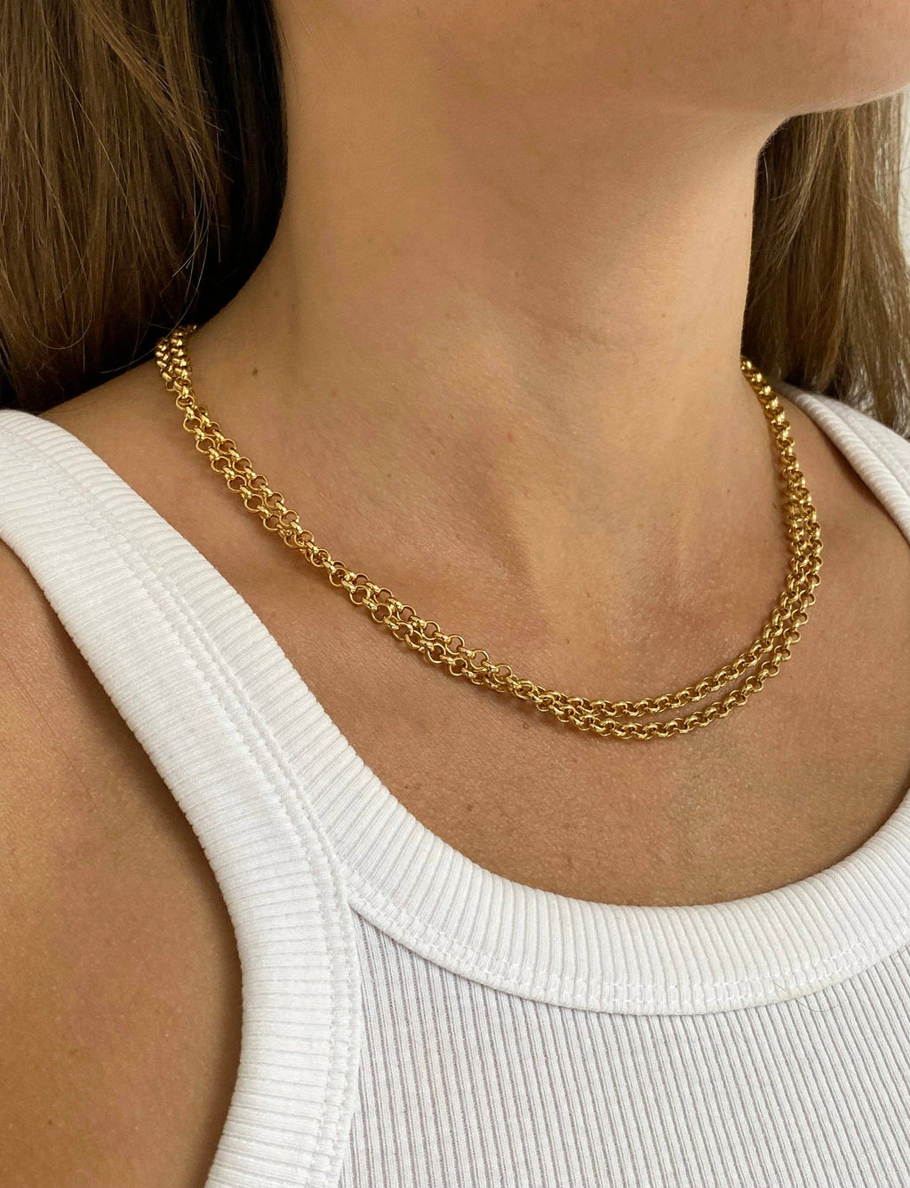 Reverb Gold Necklace