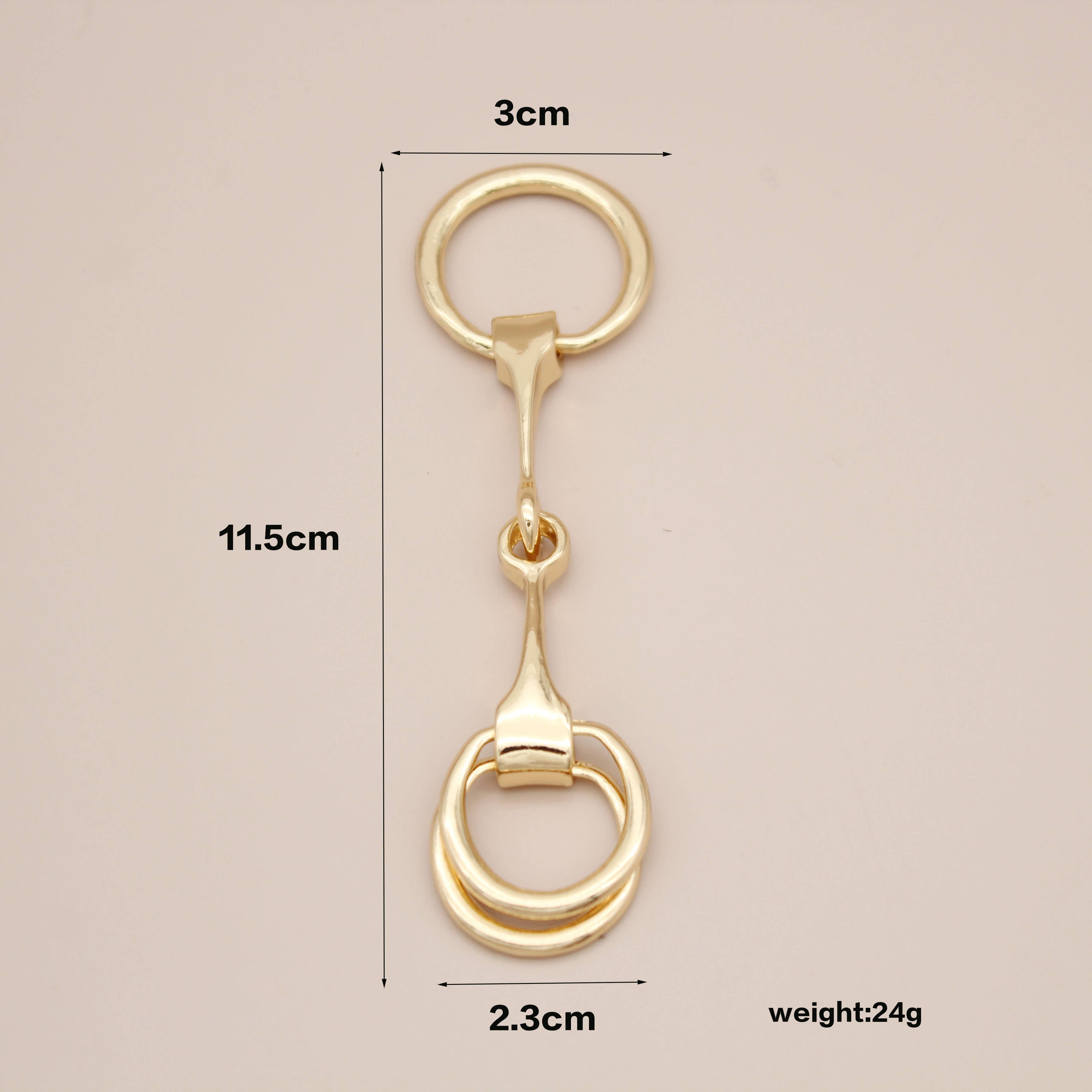 Horse Bit Scarf Ring