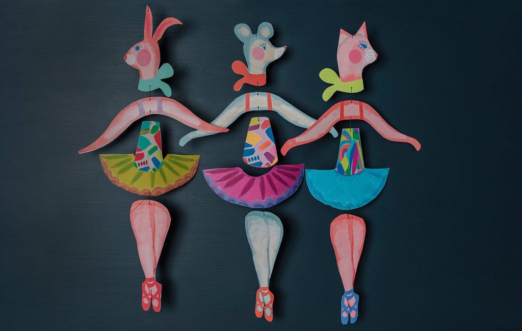 Cat Ballerina Nursery Mobile (Copy)