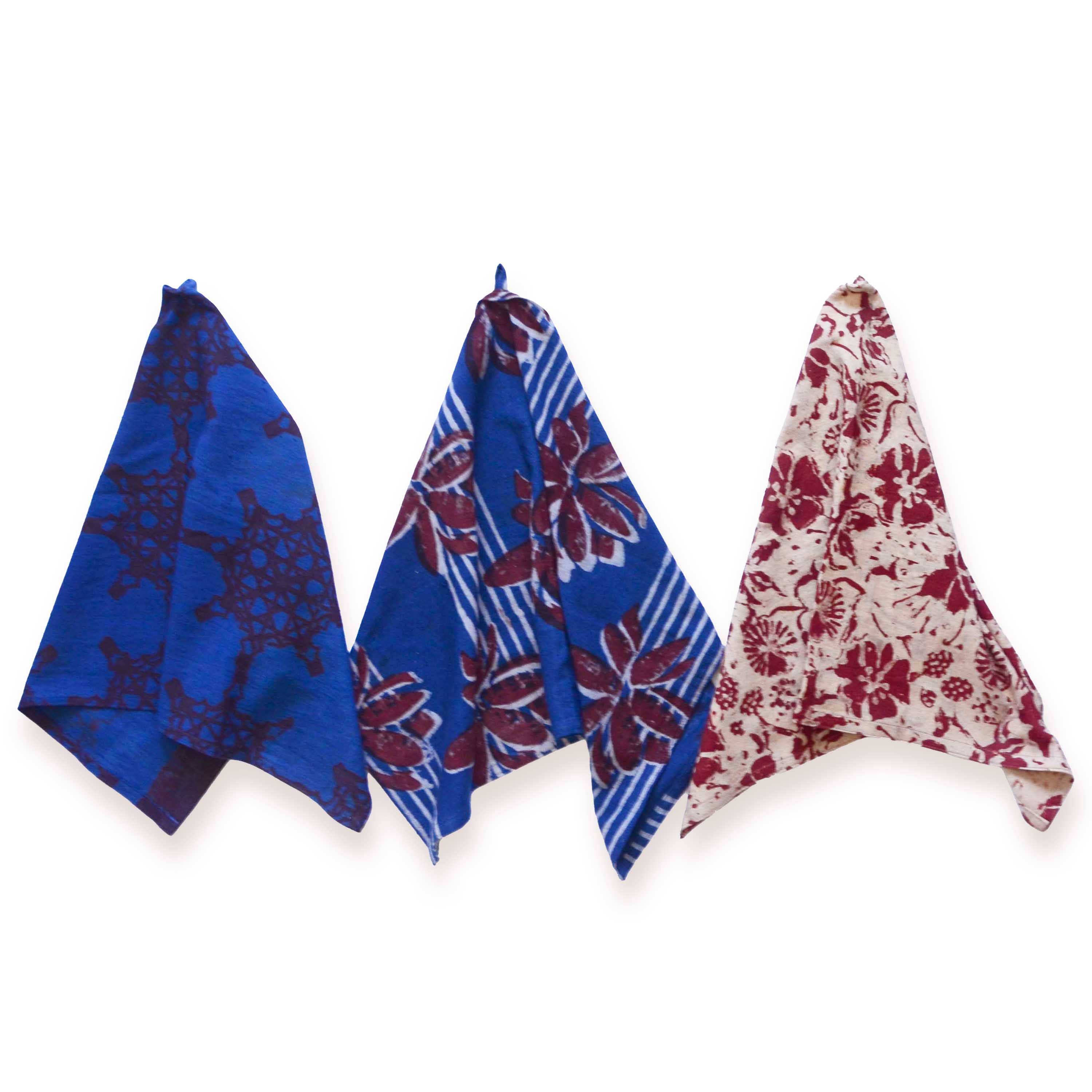 Cotton Kitchen Towel Hand Block Printed | Bloom Tea Towel