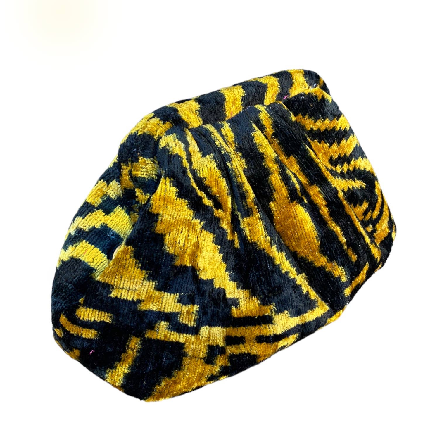 Silk Velvet Ikat Soft Clutch