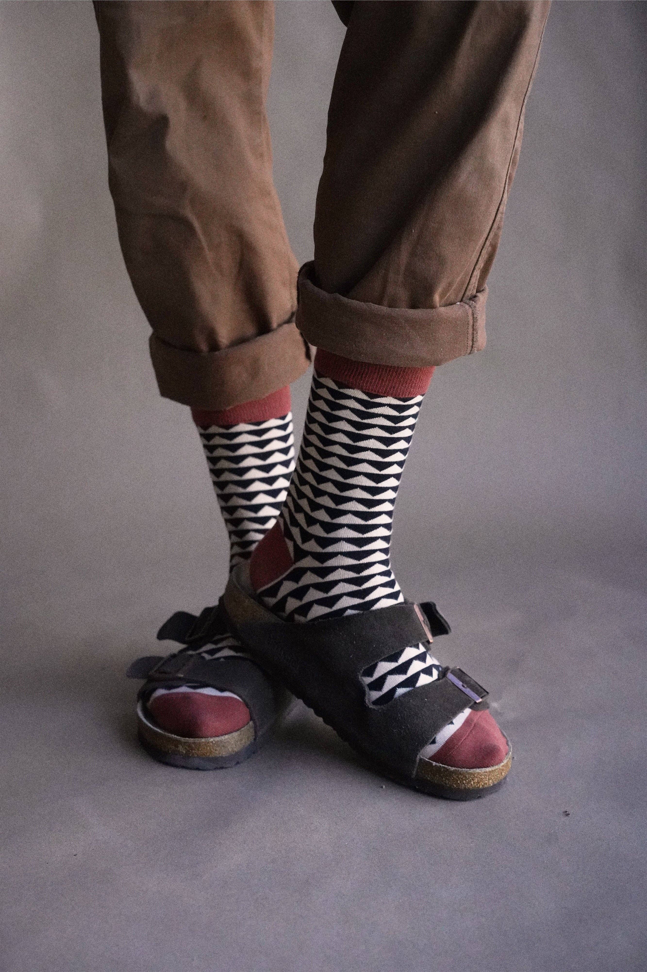 ‘Peaks’ Socks