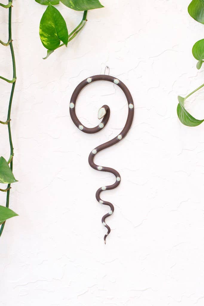 Ceramic Wall Snake, Medium