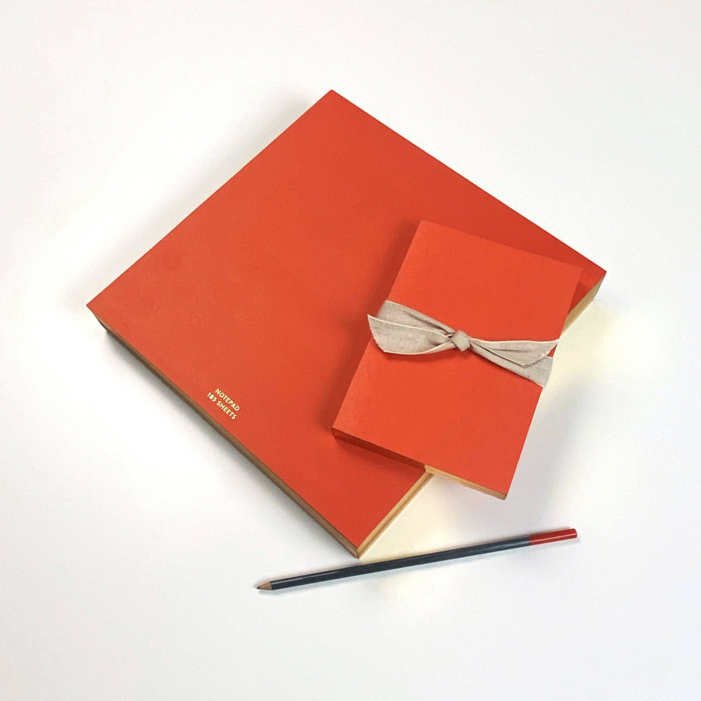 Color Pads: Red with Gilded Edge - 3 sizes