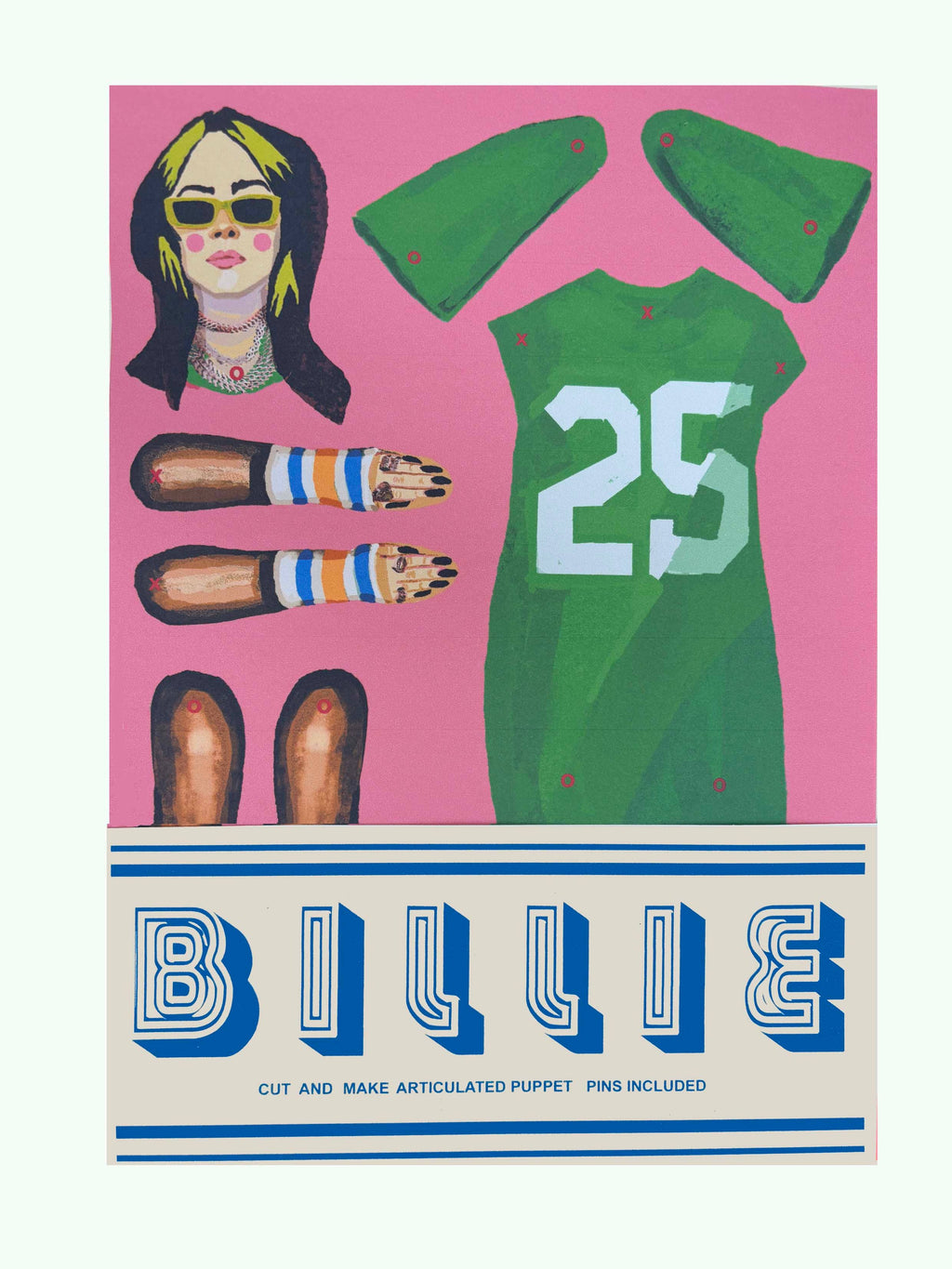Cut and make POP IDOL Billie
