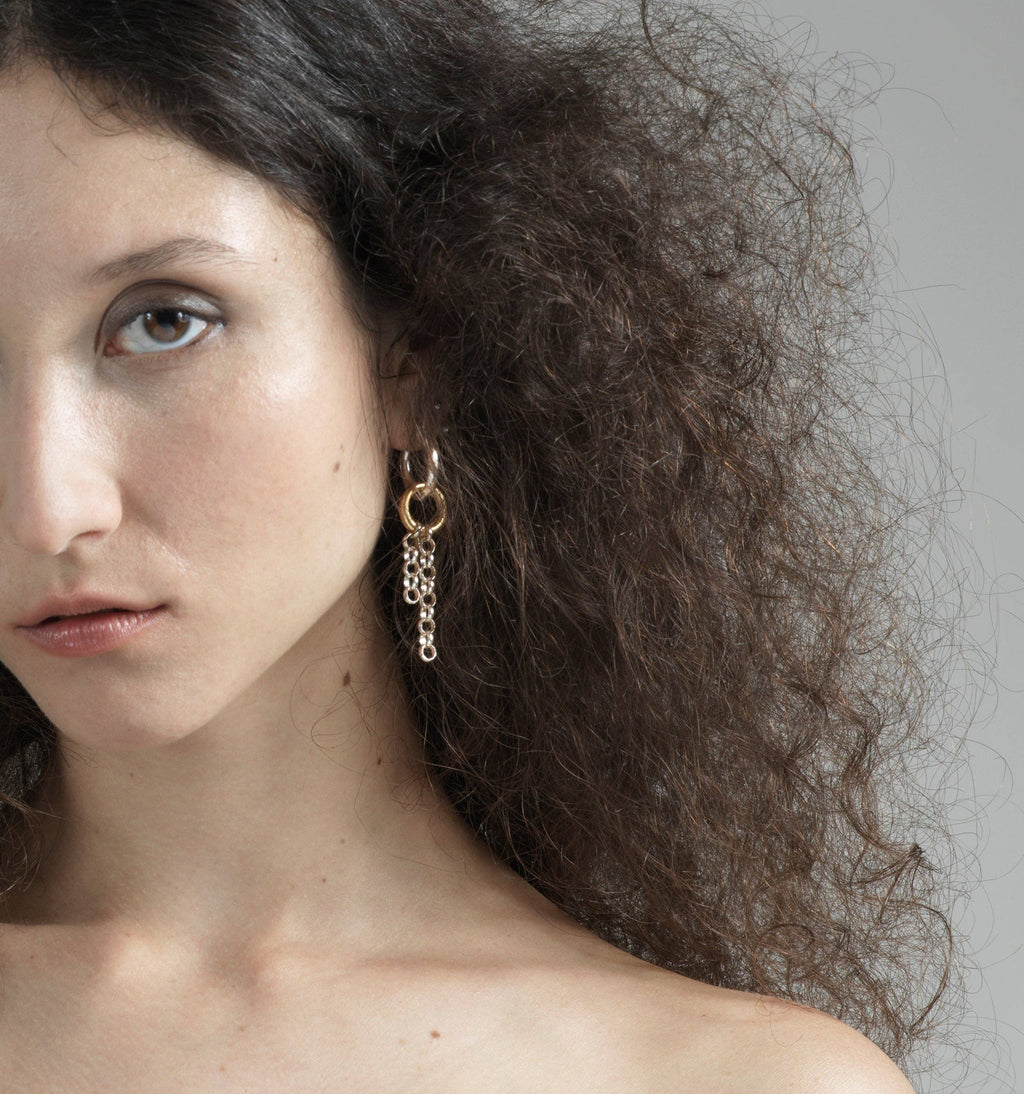 Motion Silver Earring
