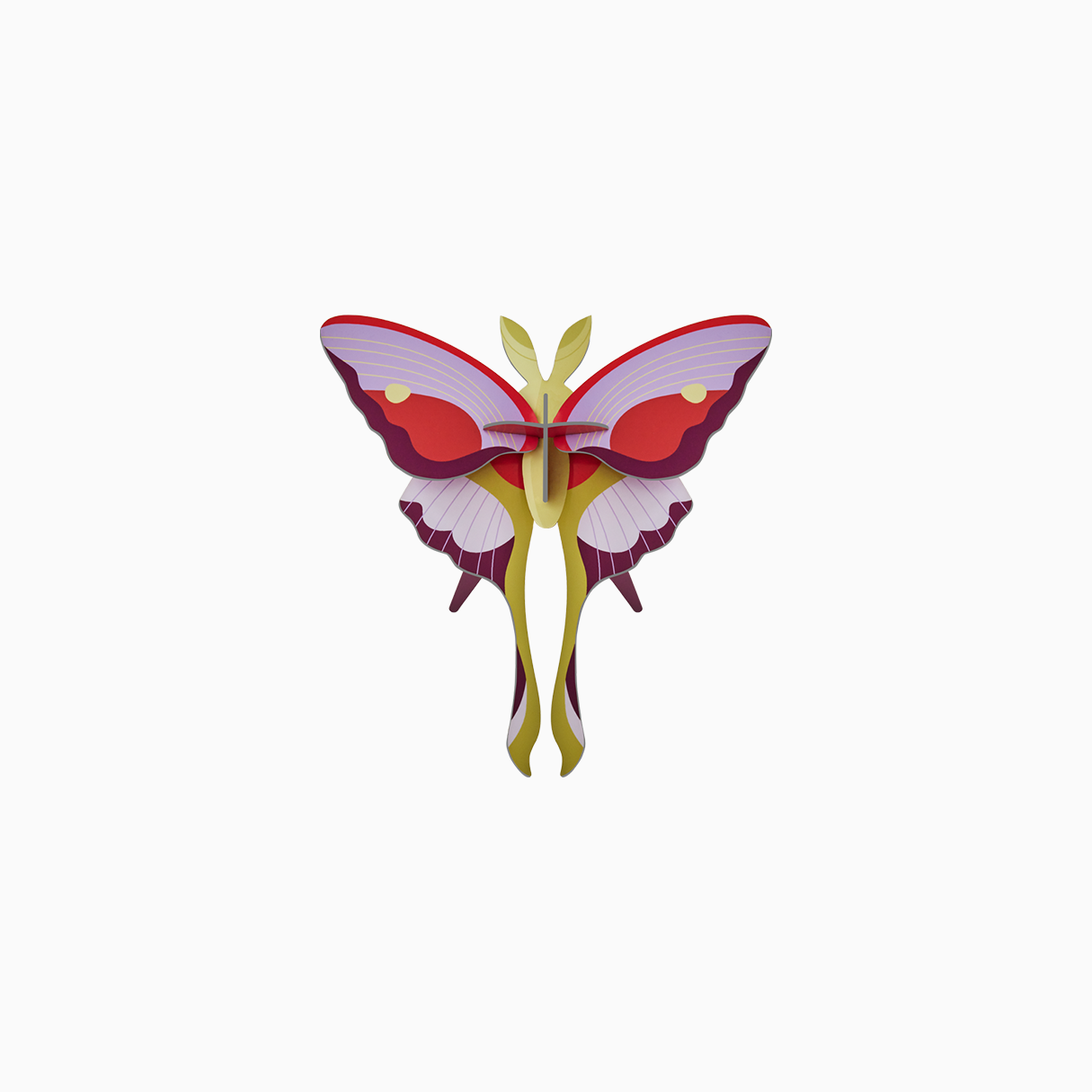 Papercraft Lilac Comet Butterfly