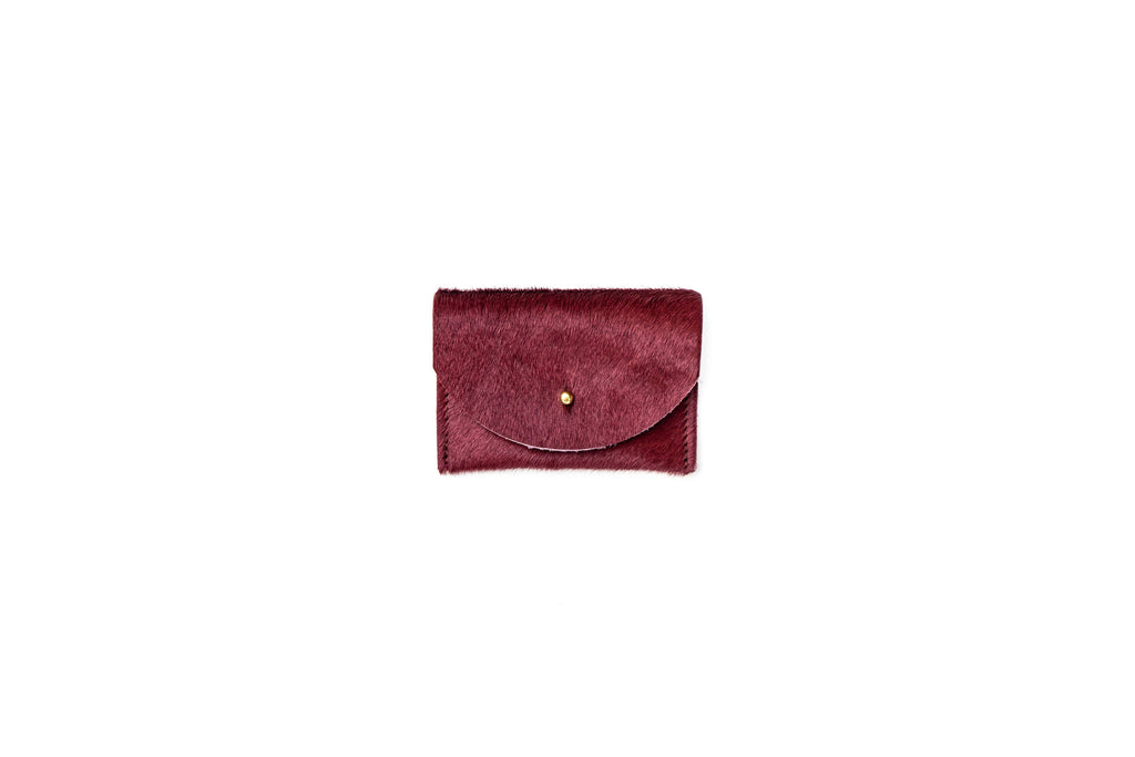 Cardholder - Plum Cowhide