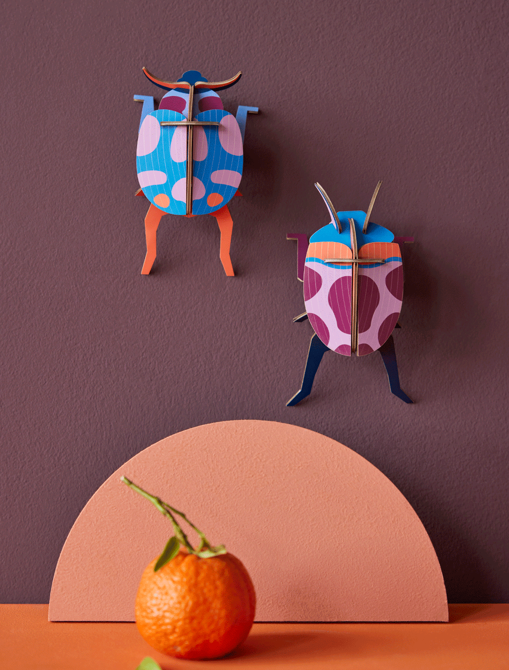Papercraft Coccinelle Couple
