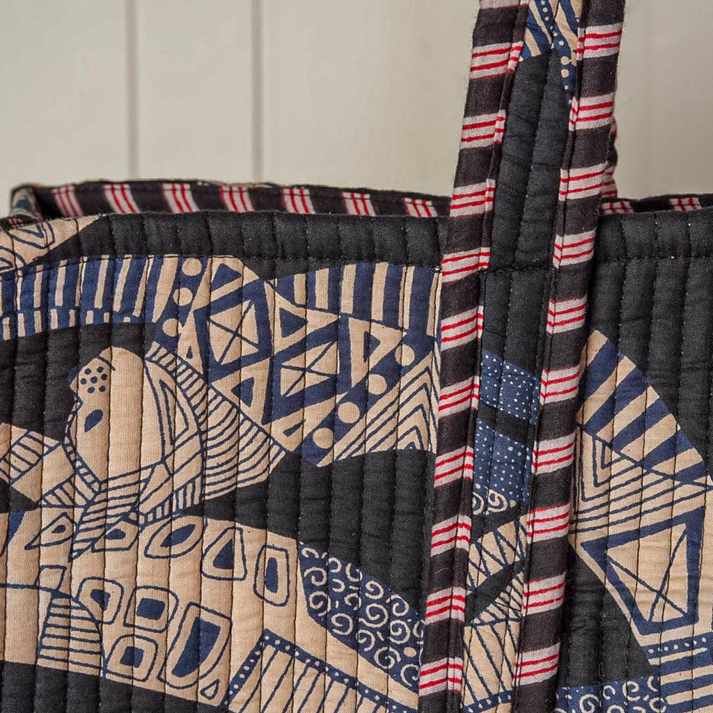 Quilted Feline Tote