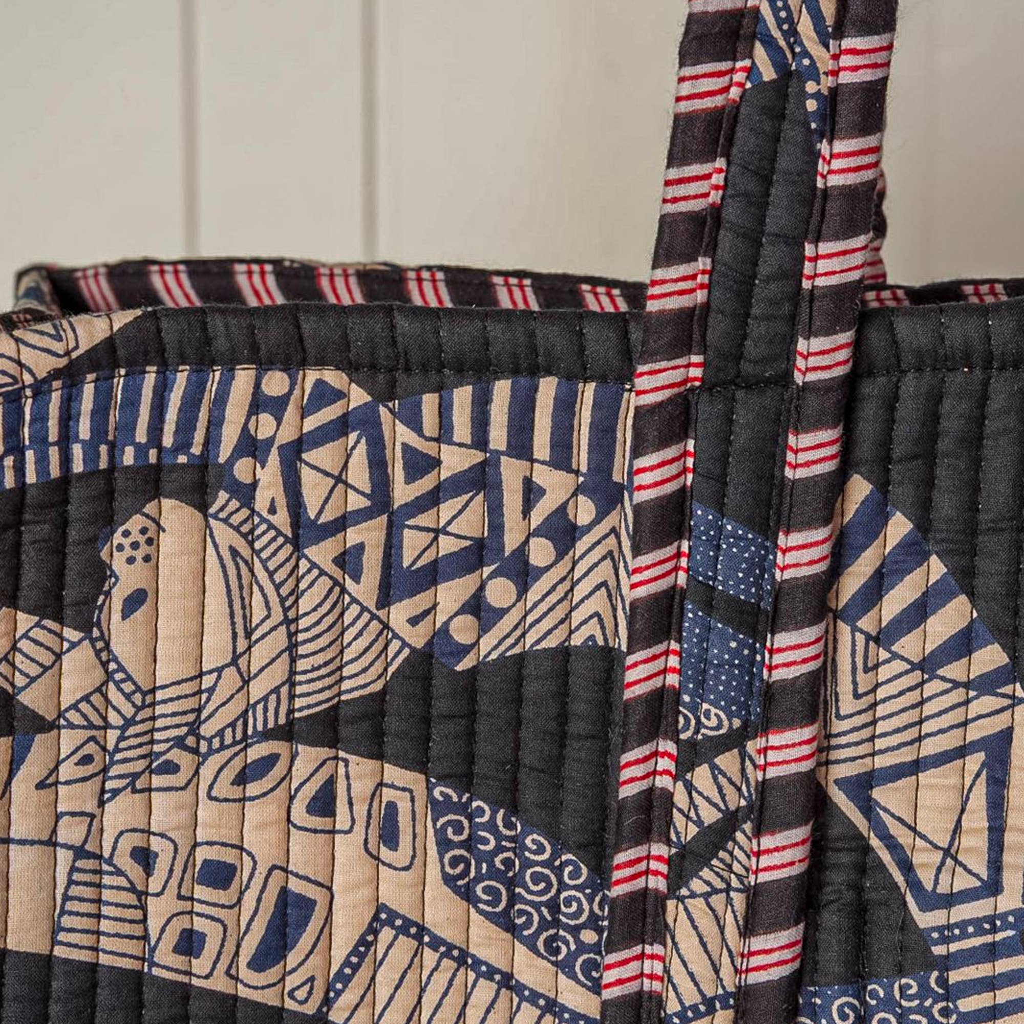 Quilted Feline Tote