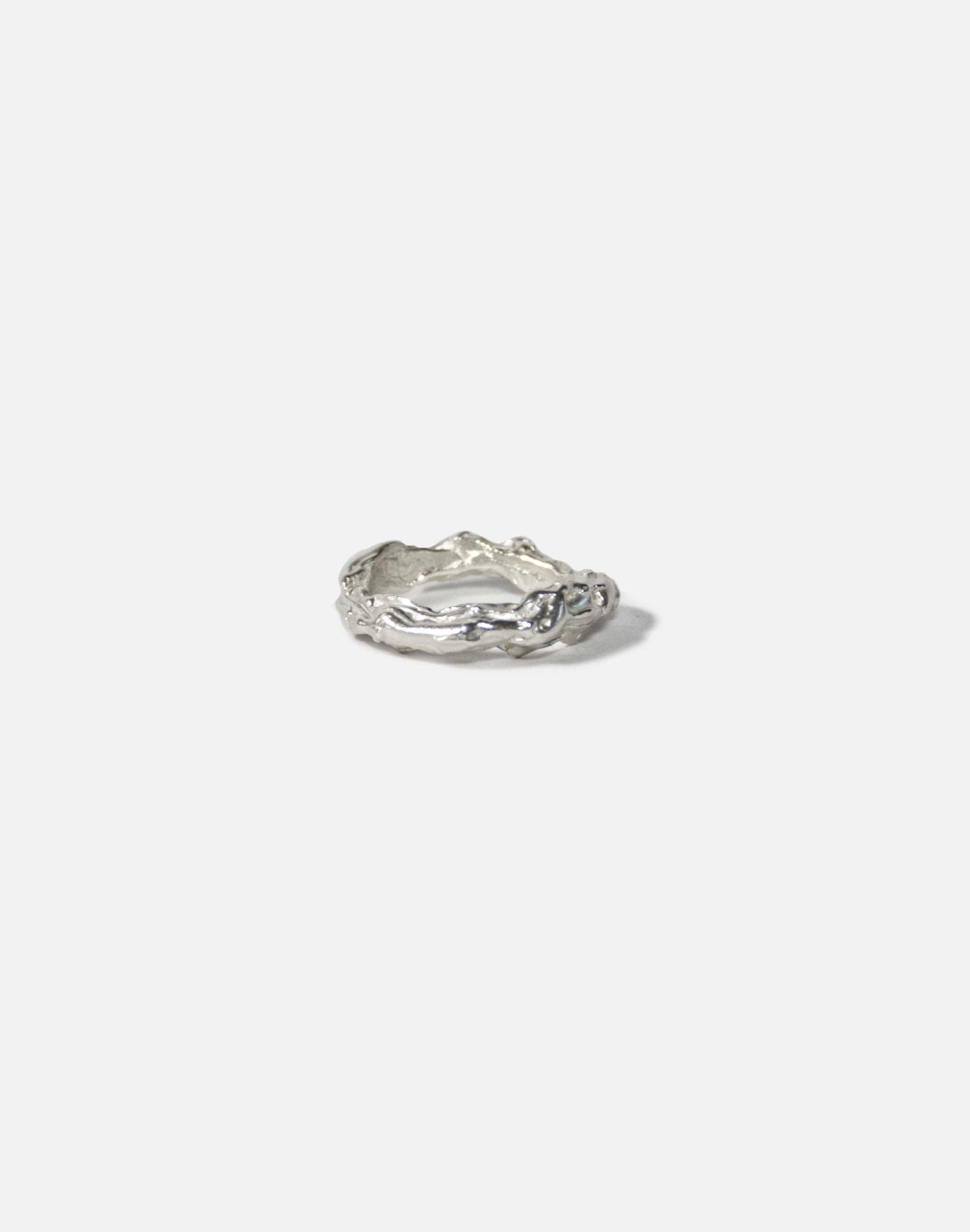 Distortion Ring Silver