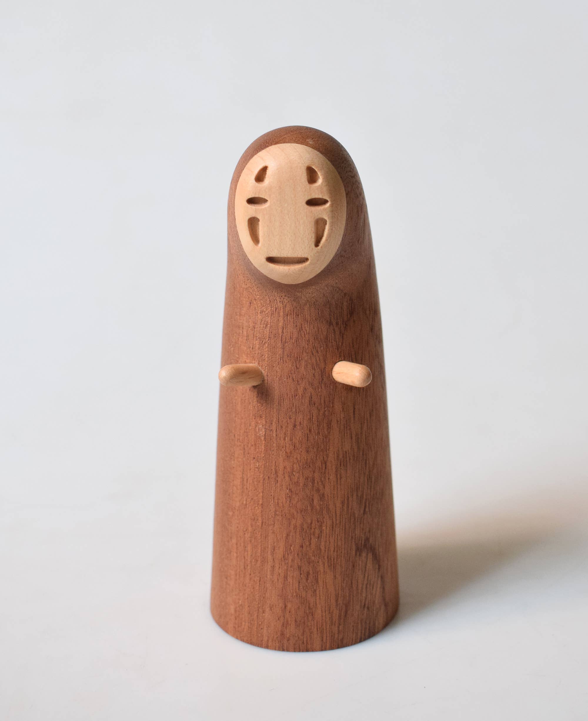 No-Face Bottle Opener - Handcrafted in Black Walnut/Sapele
