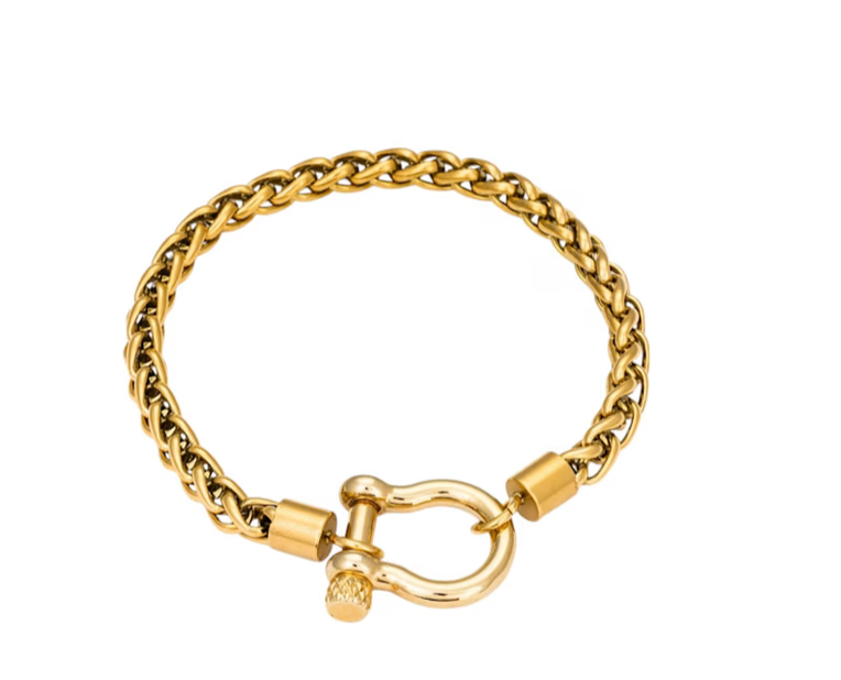 Horse Bit Carabiner Bracelet- Charm Bracelet