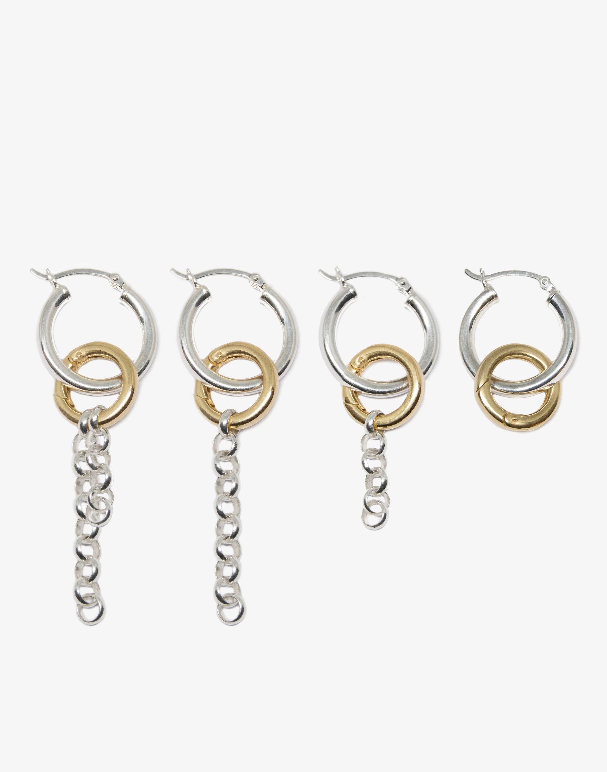 Motion Silver Earring