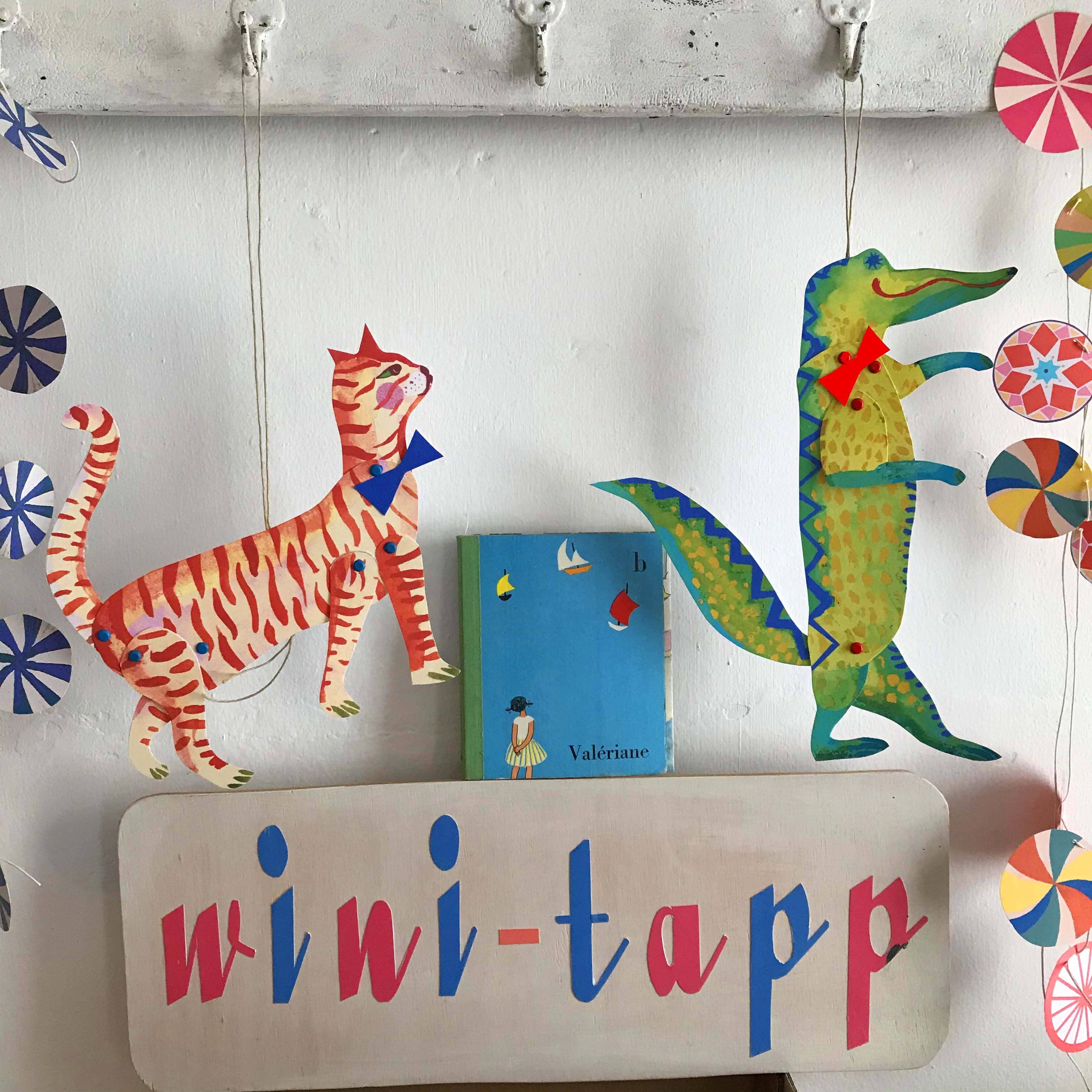 Cut and make Ginger cat puppet