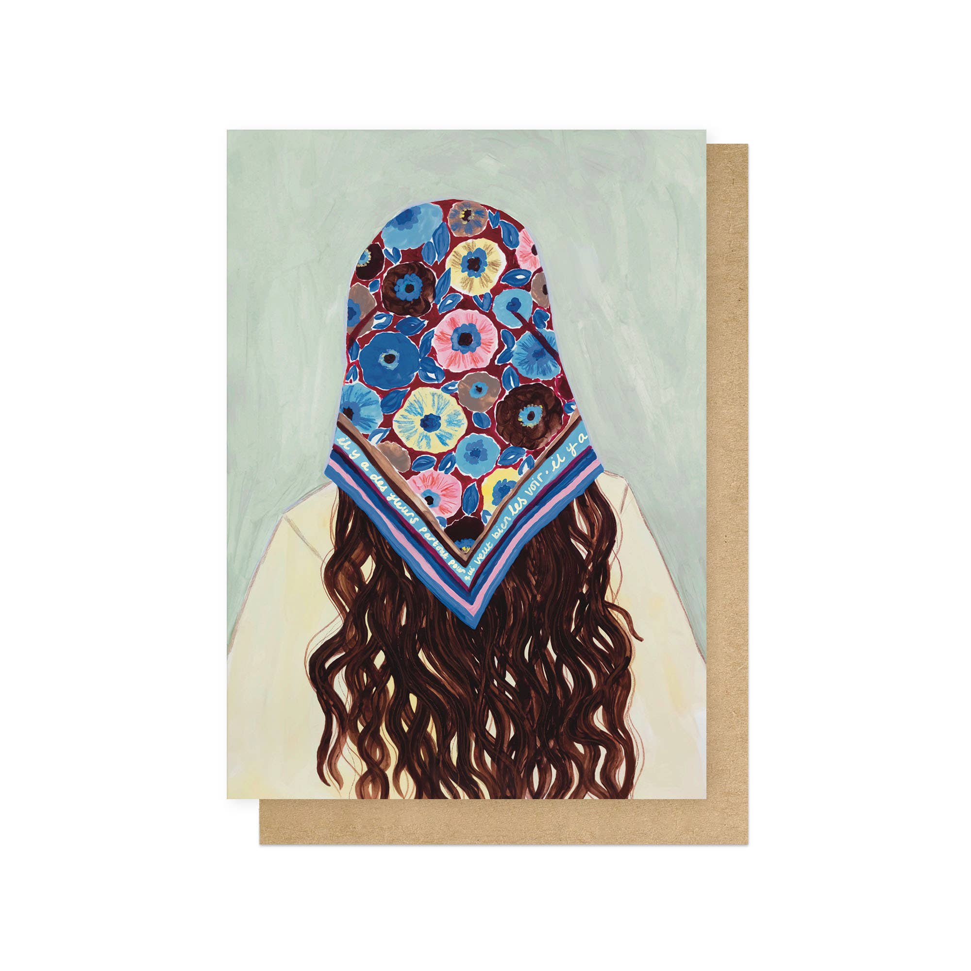 Bandana Girl Greeting Card